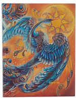Agenda Paperblanks, 2025 Uccello del Cielo, 18 Mesi Flexis, verticale, Ultra, 17,5 x 22,5 cm