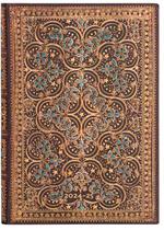 Agenda Paperblanks, 2025 La Restaurazione Inglese, 18 Mesi, orizzontale, Midi, 12,5 x 18 cm