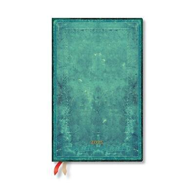 Agenda Paperblanks, 2025 Blu Pacifico Liscio, 12 Mesi, orizzontale, Maxi, 13,5 x 21 cm