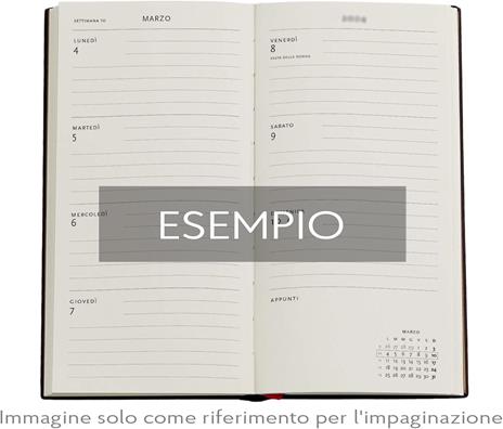 Agenda Paperblanks, 2025 Kara-ori, 12 Mesi, orizzontale, Slanciato, 9 x 18 cm - 4