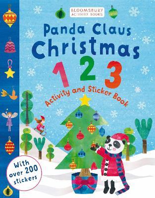 Panda Claus Christmas 123 Activity and Sticker Book - cover