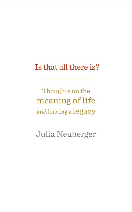 Is That All There Is?