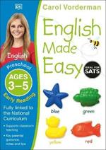 English Made Easy: Early Reading, Ages 3-5 (Preschool): Supports the National Curriculum, Reading Exercise Book