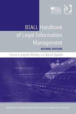 BIALL Handbook of Legal Information Management - Loyita Worley - cover
