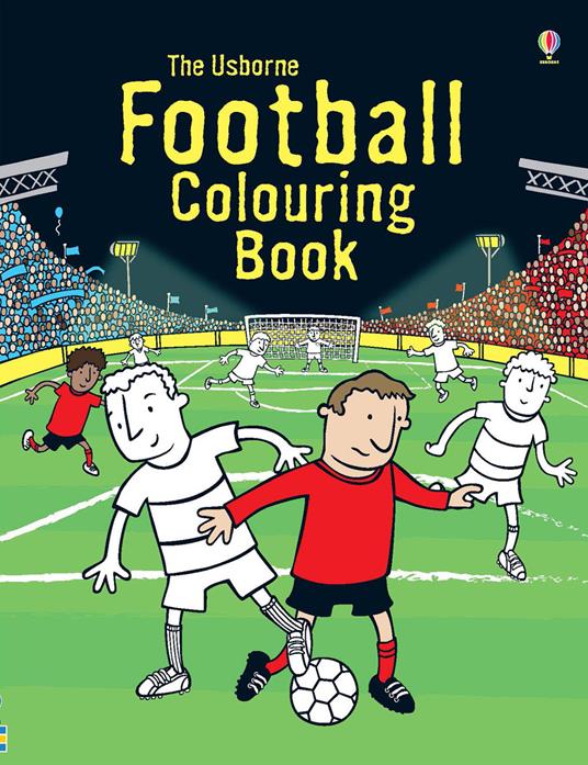 Football colouring book. Ediz. illustrata - copertina