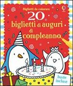 20 biglietti di auguri di compleanno. Ediz. illustrata