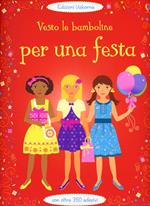 Vesto le bamboline per una festa. Con adesivi