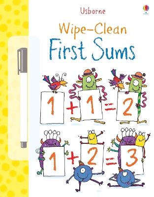Wipe-Clean First Sums - Jessica Greenwell - cover