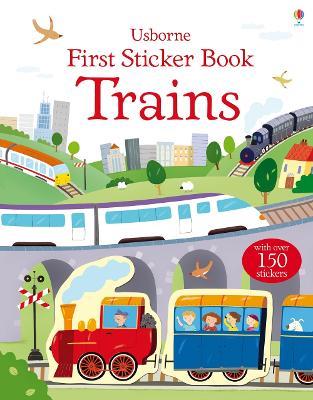 First Sticker Book Trains - Sam Taplin - cover