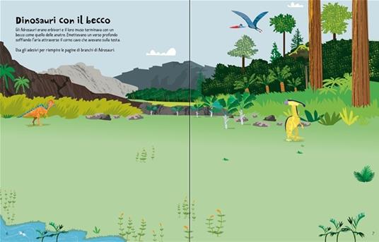 I dinosauri. Con adesivi. Ediz. illustrata - Fiona Watt,Paul Nicholls - 2