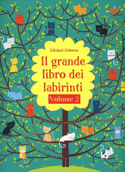 Il grande libro dei labirinti. Ediz. illustrata. Vol. 2 - Philip Clarke - copertina