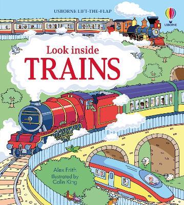 Look Inside Trains - Alex Frith - cover
