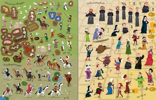 La vita nel Medioevo. Con adesivi - Fiona Watt,Paul Nicholls - 4