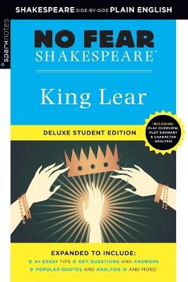 King Lear: No Fear Shakespeare Deluxe Student Edition - William Shakespeare,SparkNotes - cover