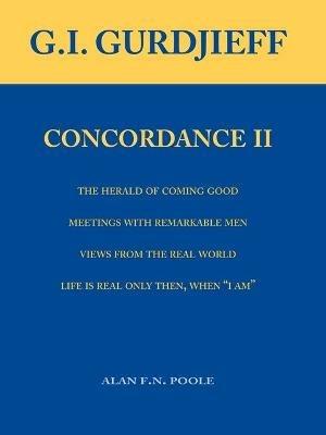 Gurdjieff Concordance - Alan F.N. Poole - cover