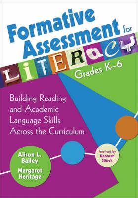 Formative Assessment for Literacy, Grades K-6: Building Reading and Academic Language Skills Across the Curriculum - cover