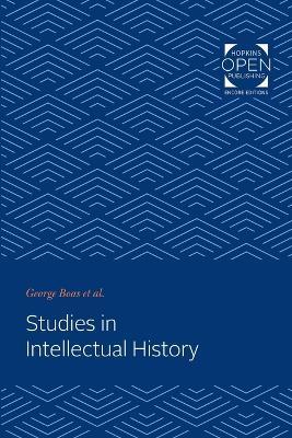 Studies in Intellectual History - George Boas - cover