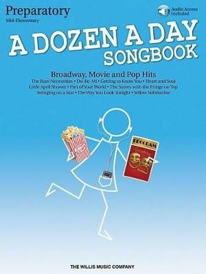 A Dozen a Day Songbook - Preparatory Book - cover