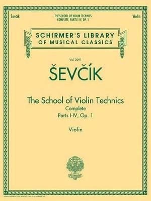 The School of Violin Technics Complete, Op. 1 - cover