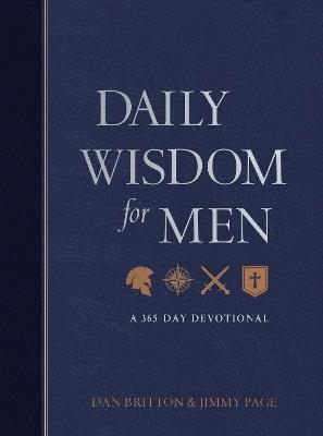 Daily Wisdom for Men: A 365-Day Devotional - Dan Britton,Jimmy Page - cover