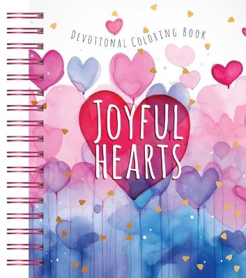 Joyful Hearts: Devotional Coloring Book - Majestic Expressions - cover