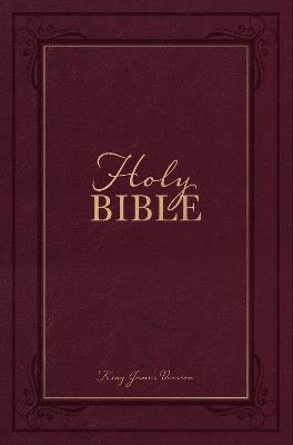 KJV Holy Bible Giant Print Compact Garnet - cover