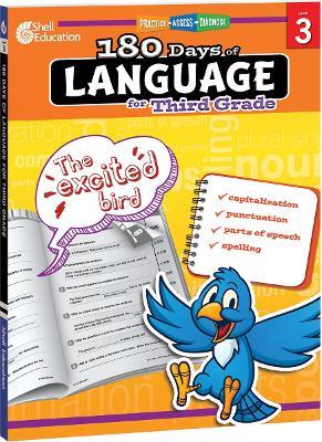 180 Days™: Language for Third Grade: Practice, Assess, Diagnose - Christine Dugan - cover