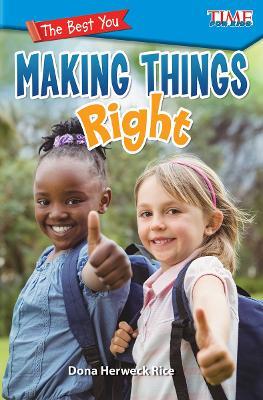 The Best You: Making Things Right - Dona Herweck Rice - cover