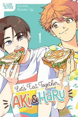 Let's Eat Together, Aki and Haru, Volume 1 - Makoto Taji - cover