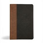 KJV Personal Size Giant Print Bible, Black/Brown, Indexed