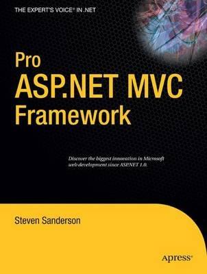 Pro ASP.NET MVC Framework - Steven Sanderson - cover