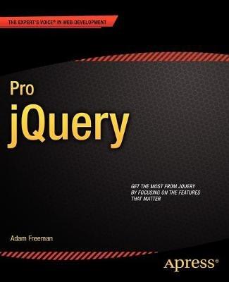 Pro jQuery - Adam Freeman - cover