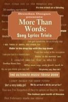 More Than Words: Song Lyrics Trivia - Brendan Deegan - cover