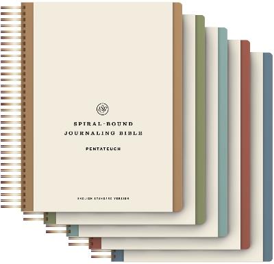 ESV Spiral-Bound Journaling Bible, Five-Volume Set - cover