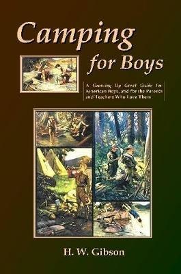 Camping For Boys - H. W. Gibson - cover