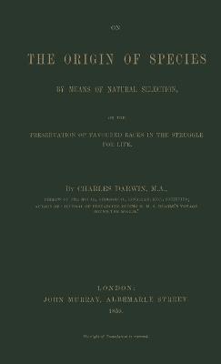 On the Origin of Species - Charles Darwin - cover