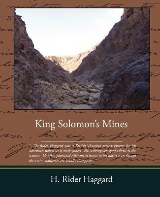 King Solomons Mines - H Rider Haggard - cover