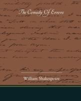 The Comedy of Errors - William Shakespeare - cover