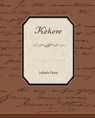 Kokoro - Lafcadio Hearn - cover