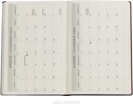 Agenda Paperblanks 2024, 12 mesi, Mini, Orizzontale, Arte della Rilegatura Safavita, Indaco Safavita - 10 x 14 cm - 5