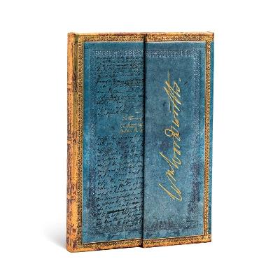 Taccuino notebook Paperblanks Wordsworth, Lettera con stralci della poesia "I narcisi" midi a righe