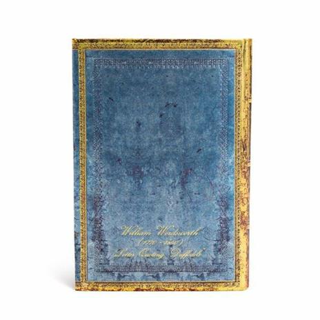 Taccuino notebook Paperblanks Wordsworth, Lettera con stralci della poesia "I narcisi" midi a righe - 4
