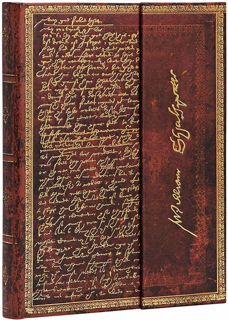 Taccuino Paperblanks copertina rigida Midi a righe Shakespeare, Sir Tommaso Moro - 13x18 - 2