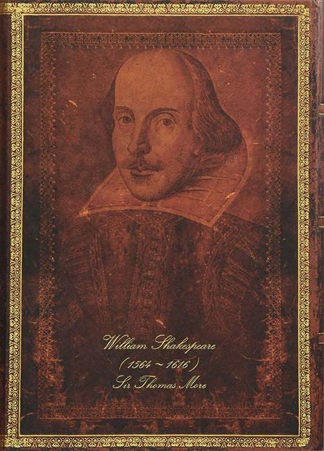 Taccuino Paperblanks copertina rigida Midi a righe Shakespeare, Sir Tommaso Moro - 13x18 - 3