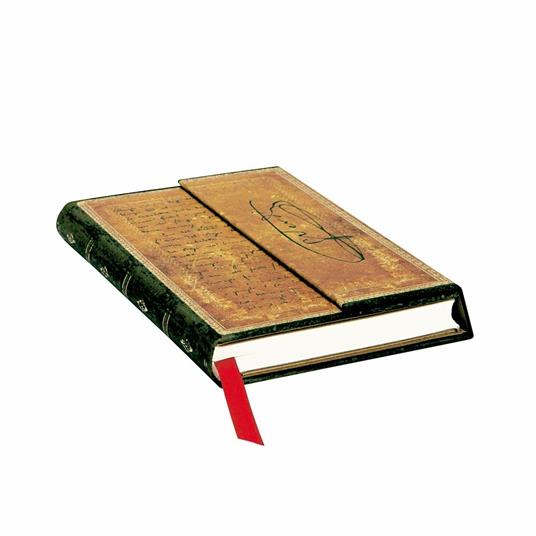 Taccuino Paperblanks copertina rigida Mini a righe Verdi, Carteggio - 10x14 - 2