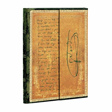 Taccuino Paperblanks copertina rigida Mini a righe Verdi, Carteggio - 10x14 - 3