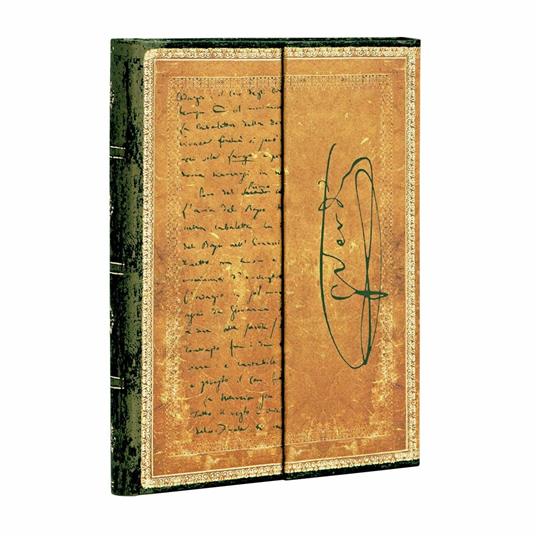 Taccuino Paperblanks copertina rigida Mini a righe Verdi, Carteggio - 10x14 - 3