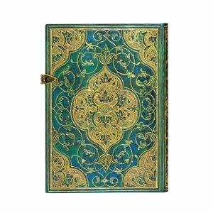 Taccuino Paperblanks copertina rigida Midi a righe Cronache turchesi - 13x18 - 3