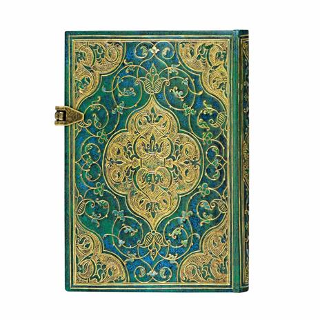 Taccuino Paperblanks copertina rigida Mini a righe Cronache turchesi - 9,5x14 - 4