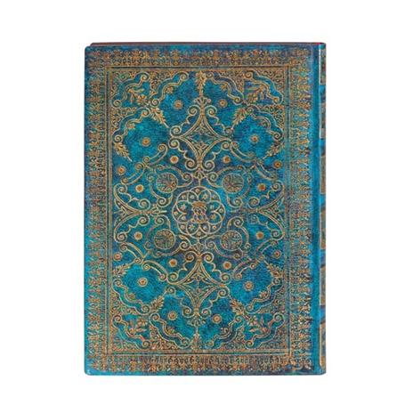 Taccuino Paperblanks copertina morbida Midi a righe Azzurro - 13 x 18 cm - 4